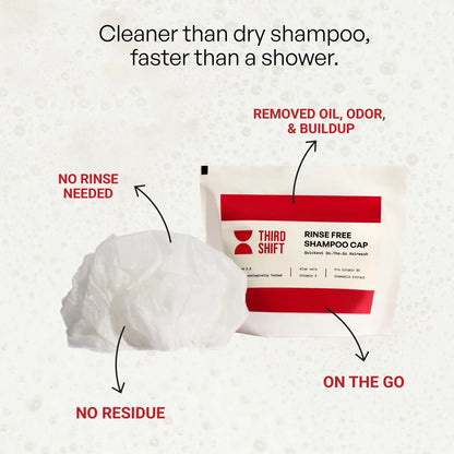 TEMISILK Rinse Free Shampoo Cap (4 Paket)